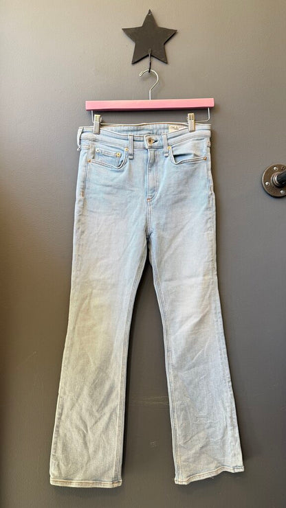 Nina HR Ankle Flare Jeans