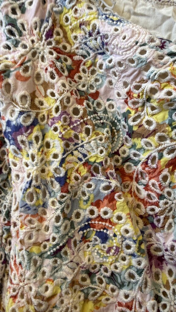 Eyelet Floral Blouse
