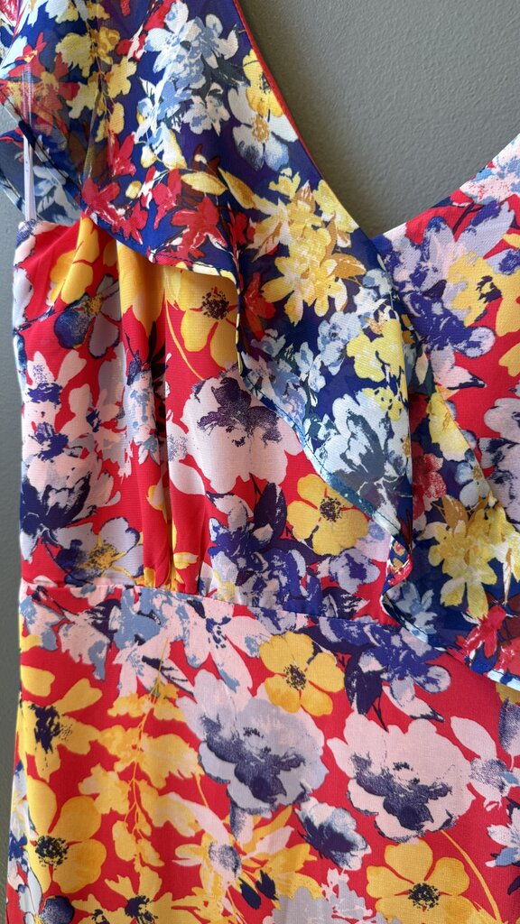 Floral Ruffle Maxi Dress