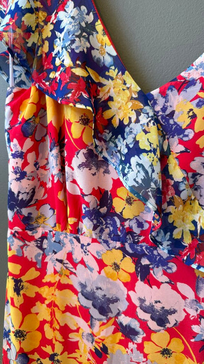 Floral Ruffle Maxi Dress