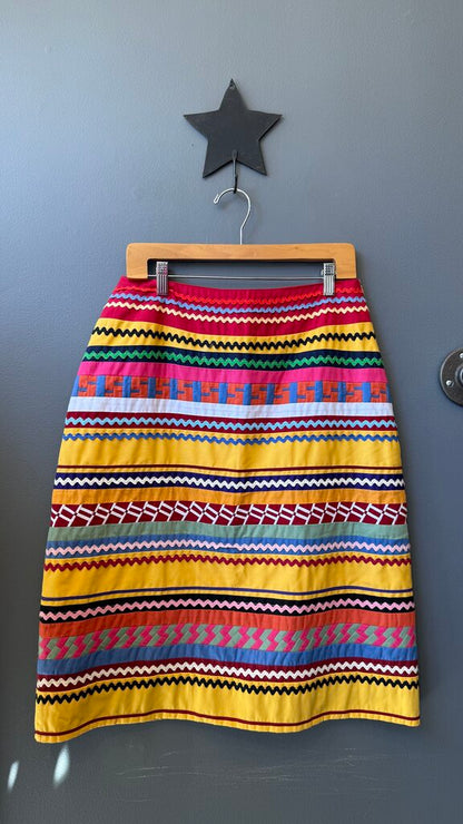 Ric Rac Midi Skirt