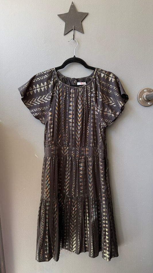 Andrews Metallic Midi Dress
