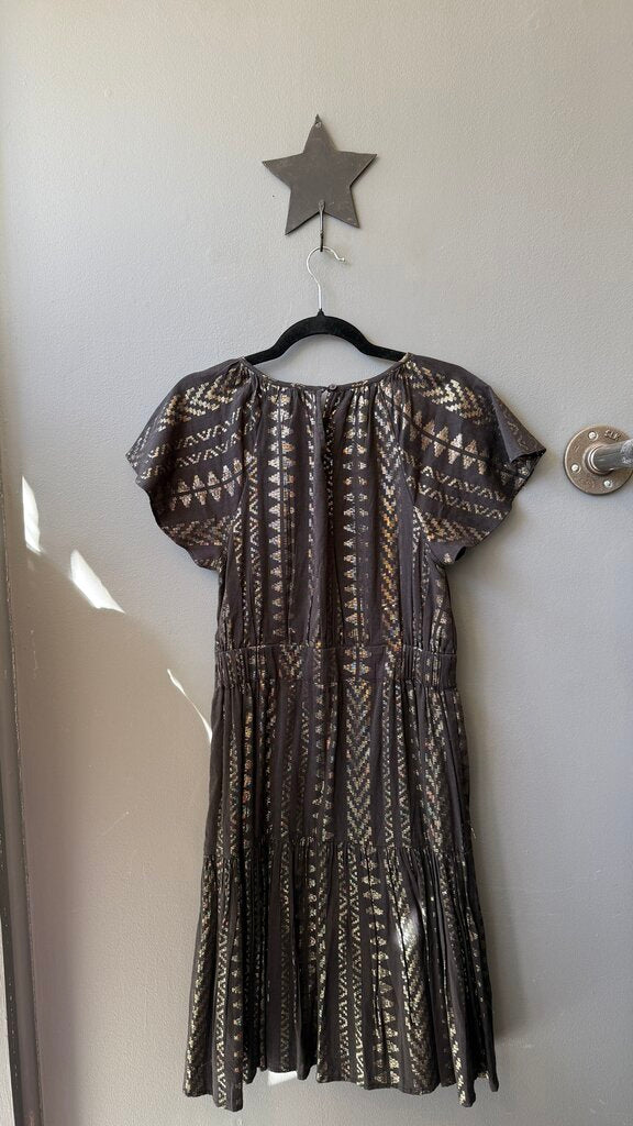 Andrews Metallic Midi Dress