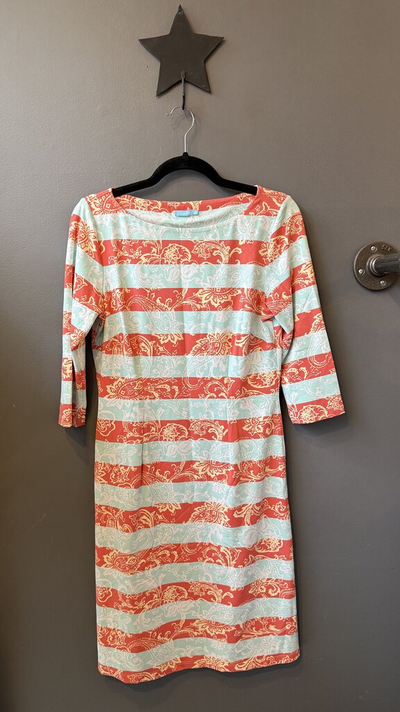 Catalina Cloth Stripe Paisley Dress
