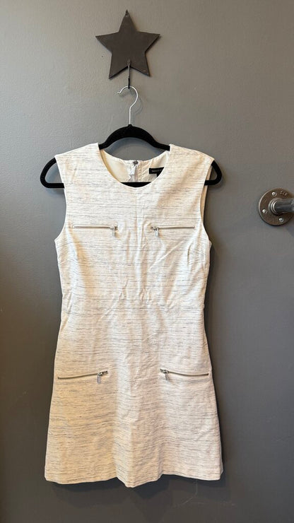 Ponte Knit Zipper Aline Dress