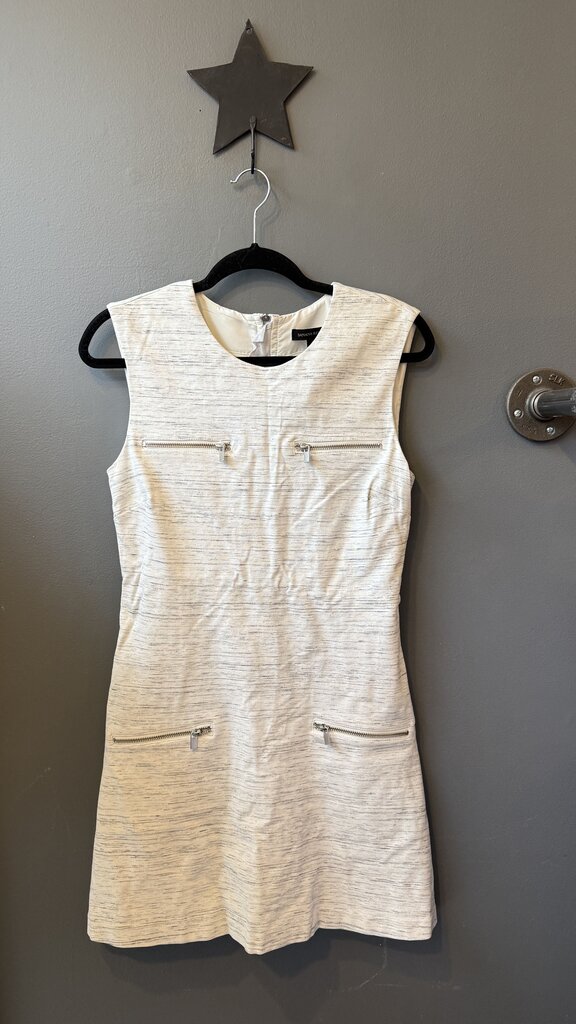 Ponte Knit Zipper Aline Dress