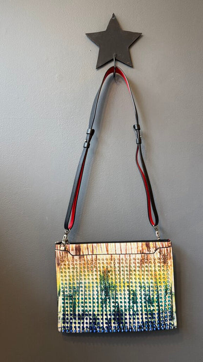 Stud Spike Envelope Crossbody Clutch