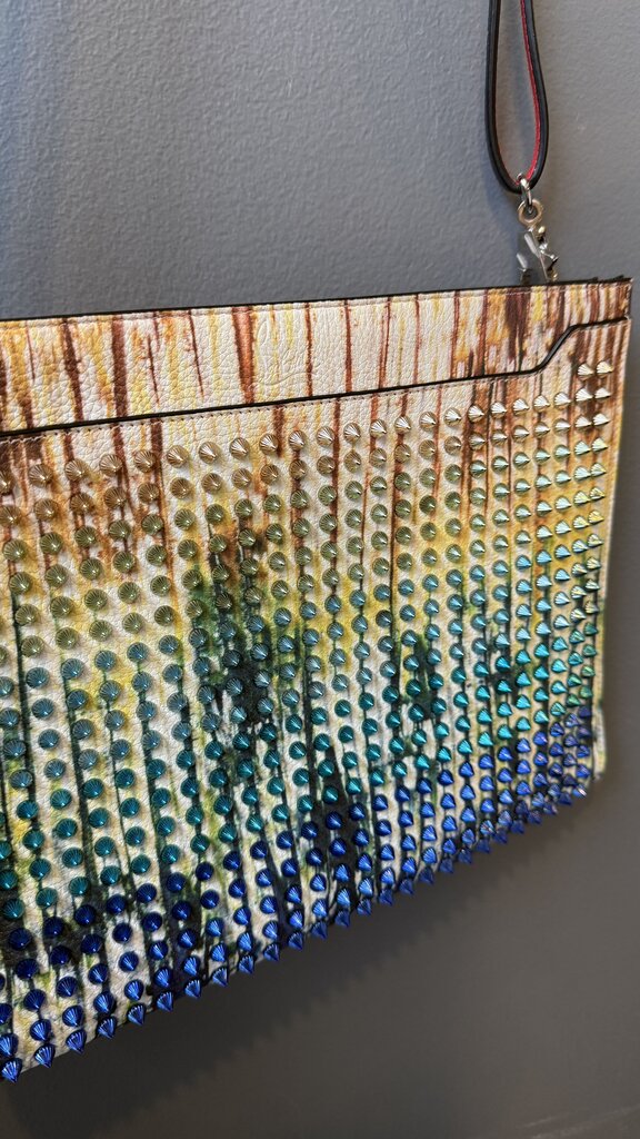 Stud Spike Envelope Crossbody Clutch