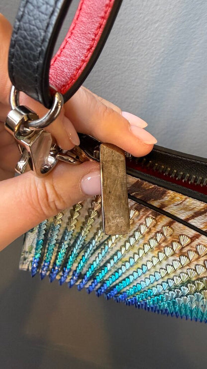 Stud Spike Envelope Crossbody Clutch