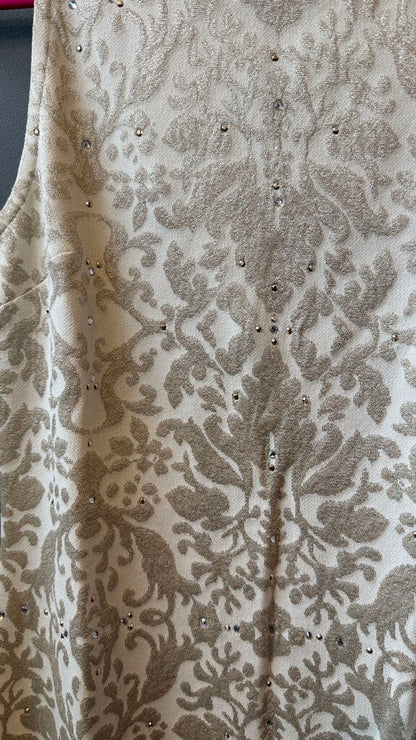 Damask Knit Sheath Dress