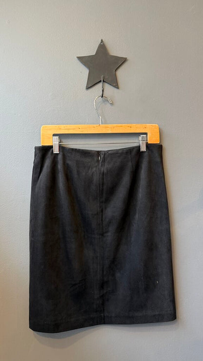 Button Front Skirt