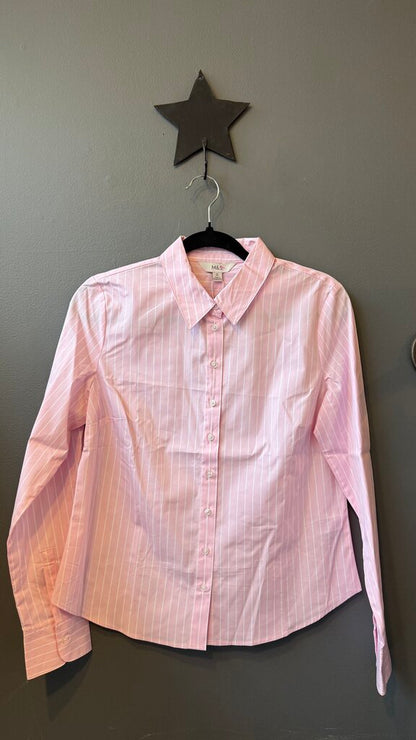 Stripe Button Up Blouse