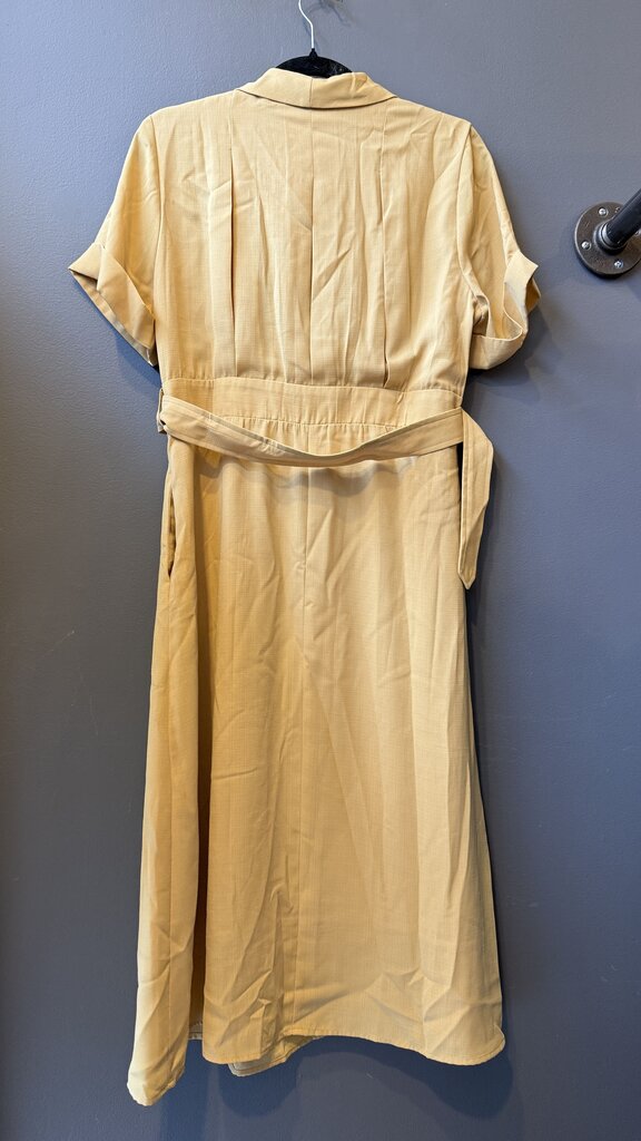 Double Breasted Midi Dress
