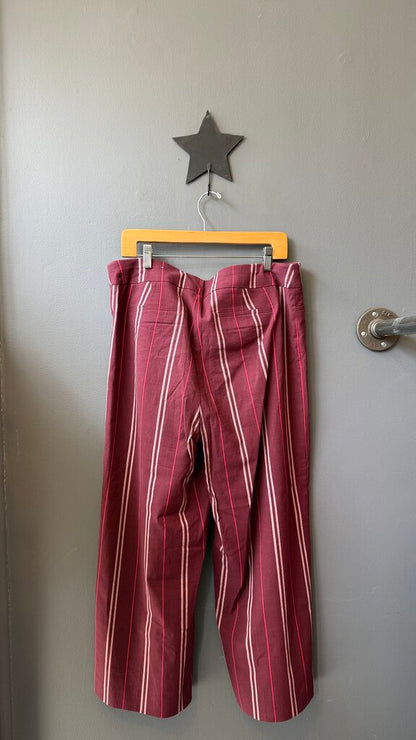 Wide Leg Stripe Pants