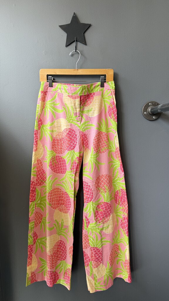 Wide Leg Pineapple Pants