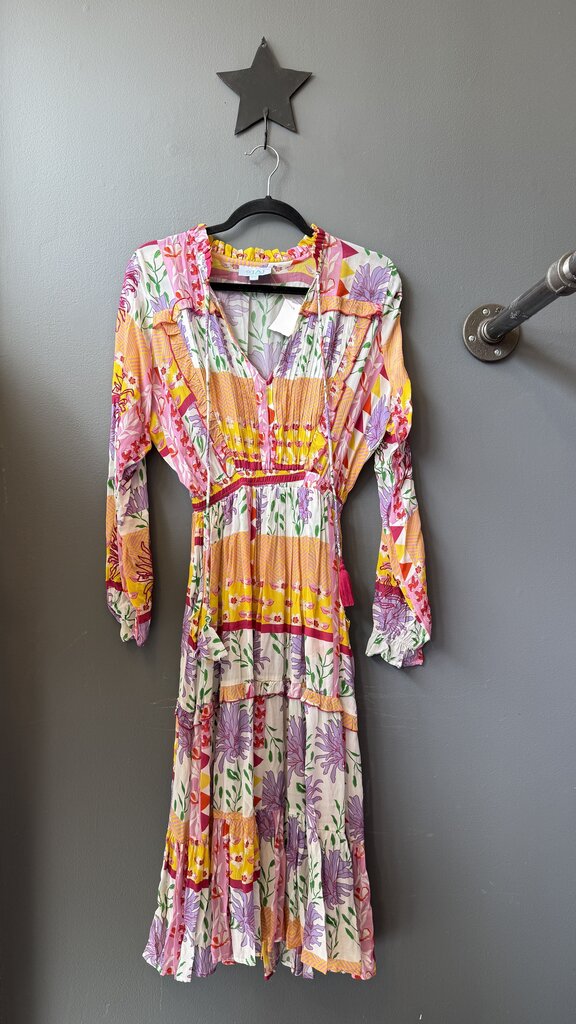 Floral Tiered Midi Dress