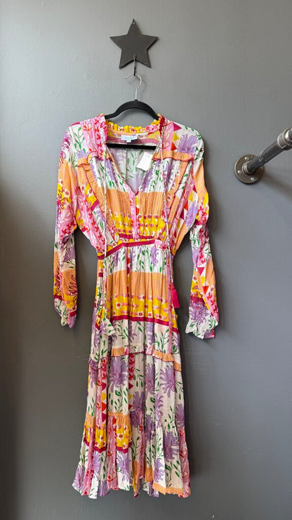 Floral Tiered Midi Dress