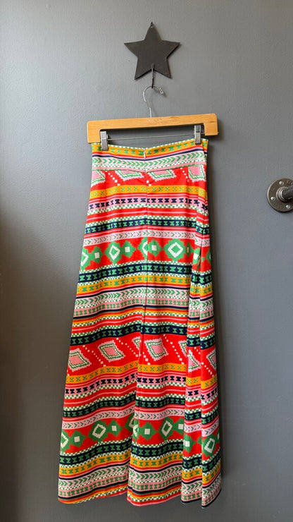 Stripe Print Sanibel Maxi Skirt