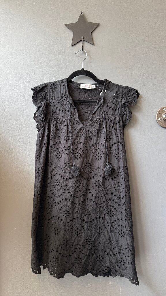 Eyelet Tassel Dress