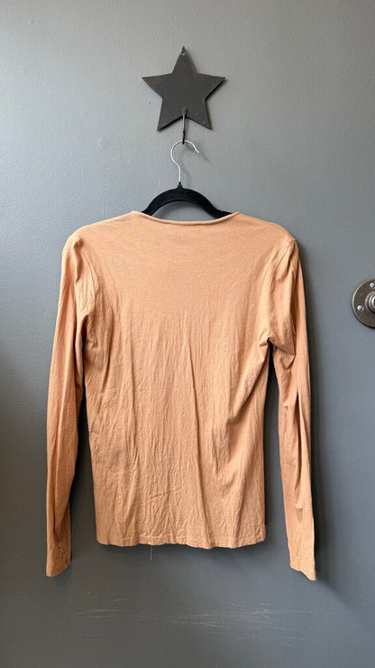 Ruffle Pima Cotton Longsleeve