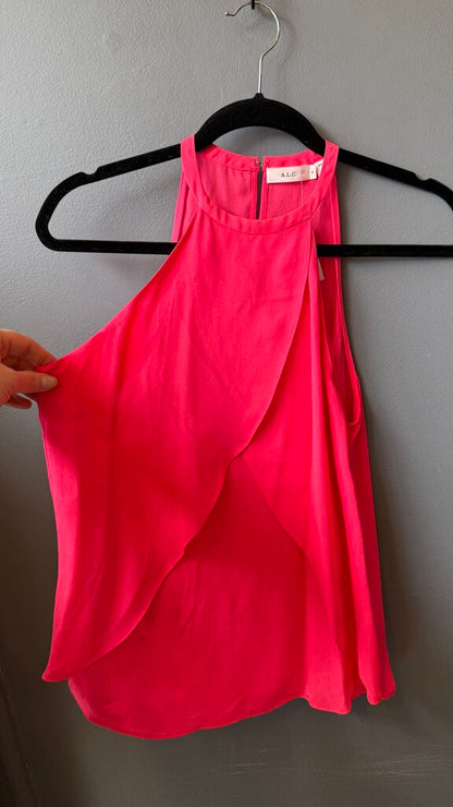High Neck Silk Top