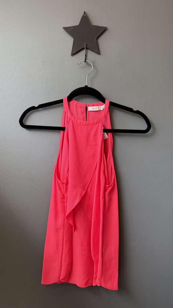 High Neck Silk Top