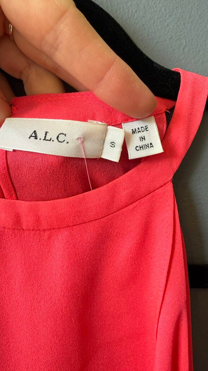High Neck Silk Top