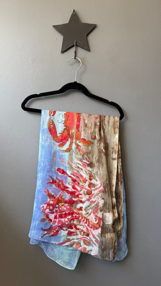Sheer Long Scarf