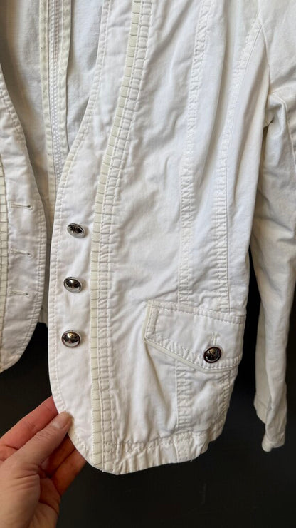 Fitted White Jacket