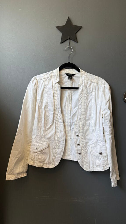 Fitted White Jacket