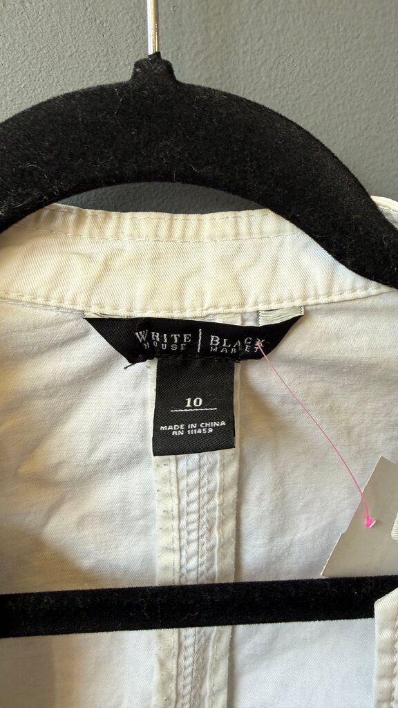 Fitted White Jacket