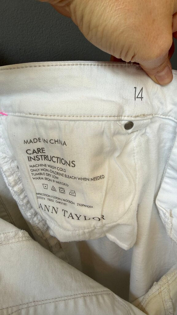 Slim White Jeans