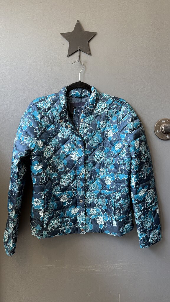 Down Floral Puffer Jacket