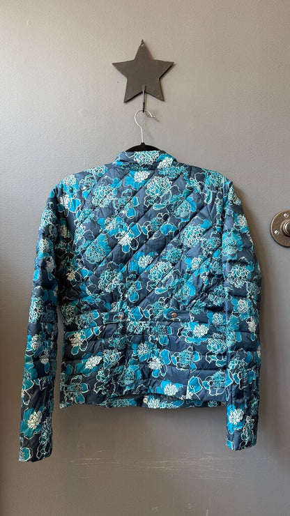 Down Floral Puffer Jacket