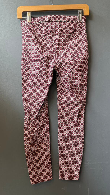 Skinny Stretch Floral Pants