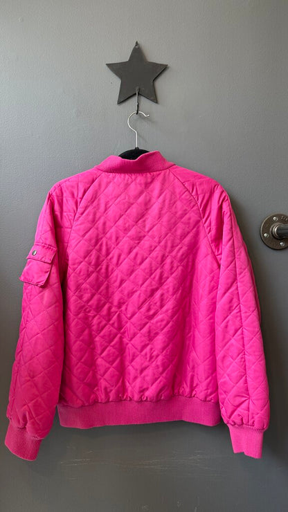 Quilted Bomber Jacket