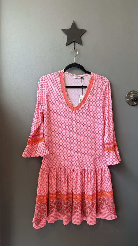 Drop Waist Ruffle Dress