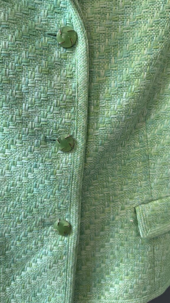 Tweed Green Blazer