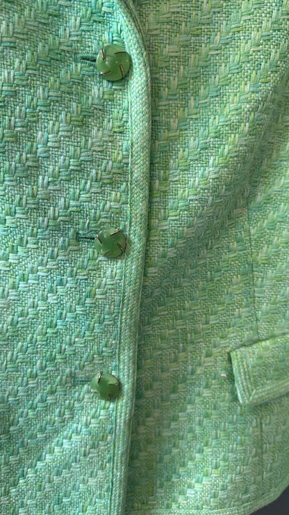Tweed Green Blazer