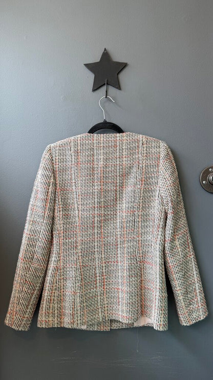 Tweed Notch Collar Jacket