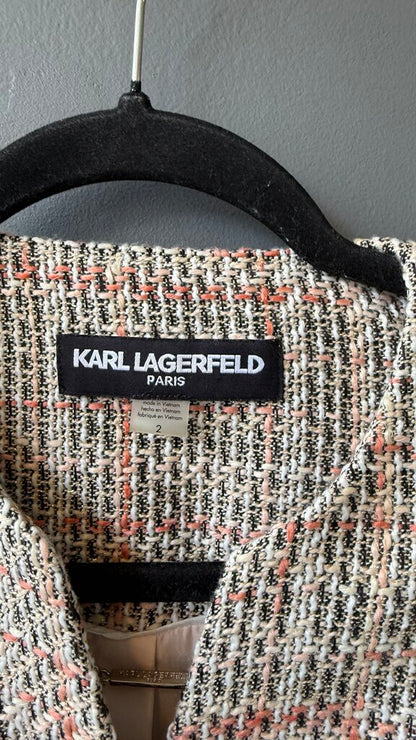Tweed Notch Collar Jacket
