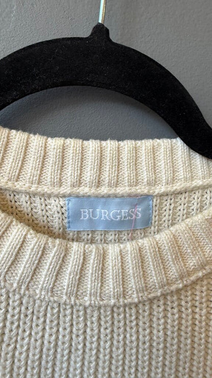 Poplin Sleeve Sweater