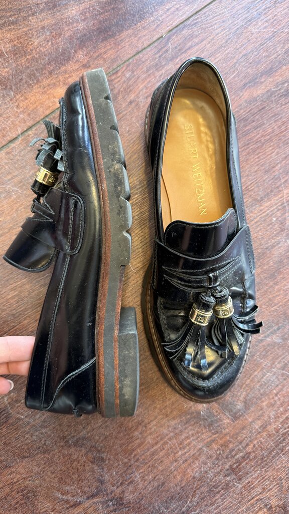 Lug Sole Tassel Loafers