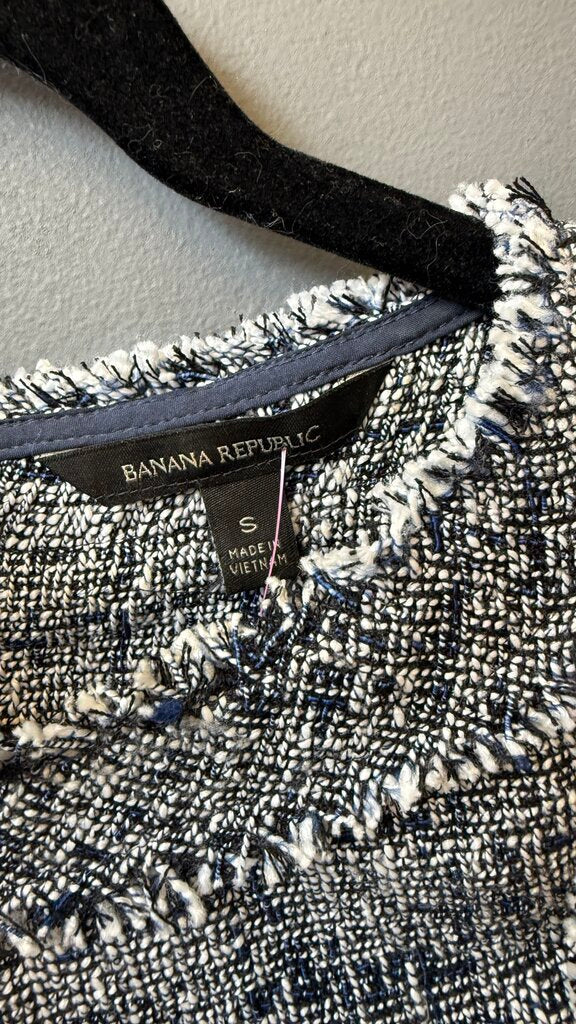 Tweed Sleeveless Shell Top