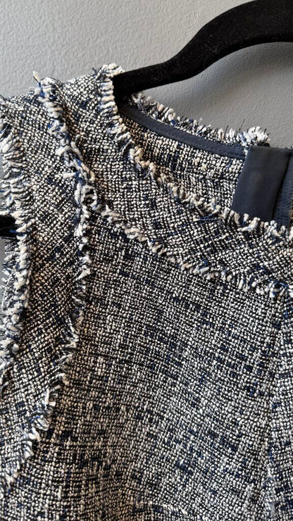 Tweed Sleeveless Shell Top
