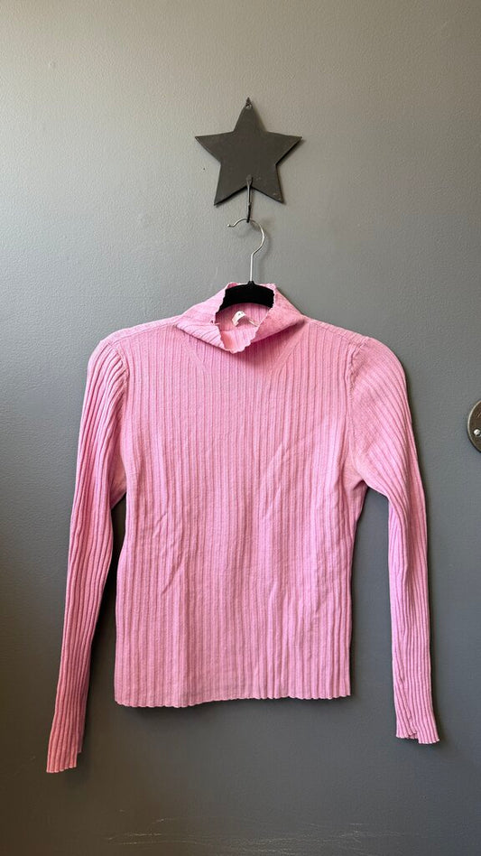 Merino Ribbed Mockneck Sweater