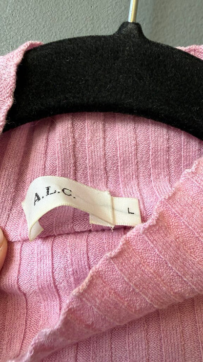 Merino Ribbed Mockneck Sweater