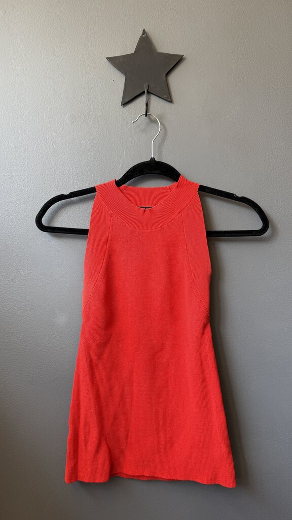 Petite High Neck Sweater Tank