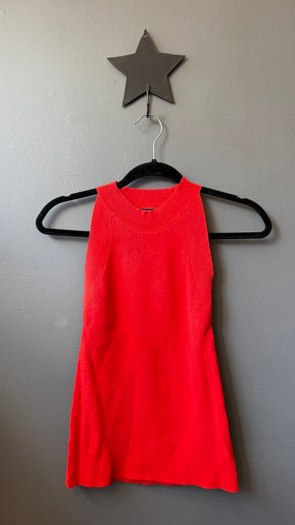 Petite High Neck Sweater Tank