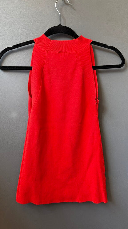 Petite High Neck Sweater Tank